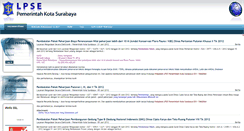 Desktop Screenshot of 2011.lpse.surabaya.go.id