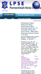 Mobile Screenshot of 2011.lpse.surabaya.go.id