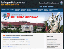 Tablet Screenshot of jdih.surabaya.go.id